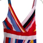 Tracy Reese x Anthropologie Multicolored Seaside Striped Midi Dress Size 10P Photo 2