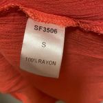 THML  Bauer Coral Embroidered Boho Festival  Tank Top Size Small Photo 2