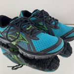 Brooks Womens Scuba Blue/Anthrac/Brite Green PureCadence Road Running Sneakers Photo 1