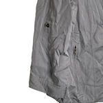 Market & Spruce  Womens Jacket Size‎ Small Gray Snap Front Roll Up Sleeves Photo 4