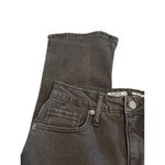 Mossimo High Rise Mom Jean Distressed Tapered Leg Black Comfort Stretch Sz 4 NWT Photo 2