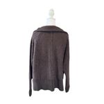 New Women's FLX Chunky Long Sleeve Quarter Zip Boucle Sweater Size L Brown Size L Photo 7