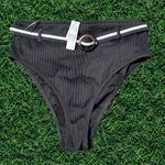 Topshop Rib Knit High Waisted Retro Bikini Bottoms 10 NWT Photo 0