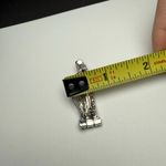 Rhinestone Golf Bag With Clubs Silver Tone Brooch Pin Golfing Photo 6