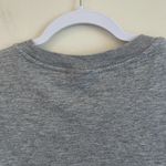 Topshop Crop Top T-shirt Grey Knot Front Knit Short Sleeve ~ Women’s Size 2 Photo 8