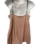 French Connection Cinder Rose Black Cami Velvet Pink Shirt Top L Photo 3