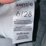 Kensie  Olive Green Effortless High Rise Ankle Denim Jeans Photo 5