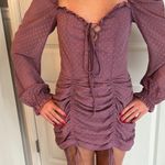 Lucy in the Sky Purple Mini Dress Photo 0