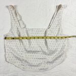 Wild Fable  Cream Rhinestone Square Neck Crop Top M Glam Cowgirl Party Bustier Photo 8