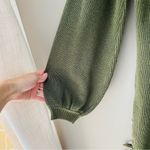 Lulus Knit Sweater Dress Olive Green Sz XS Photo 8