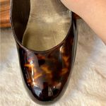 Stuart Weitzman Tortoise Shell Platswoon Patent Leather Platform Heels Size 9.5 Photo 5