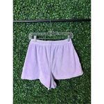 frankie's bikinis Frankie’s Bikinis Purple Terry Cloth Shorts Sz Medium Photo 1