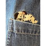 Disney Store denim long sleeve shirt button front Large 101 Dalmatians Dogs Y2K Photo 10