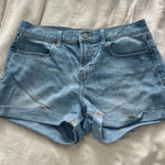 Old Navy  Blue Cuffed Women's Denim Shorts Photo 0