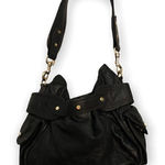 Gianni Bini Genuine Leather black shoulder purse Photo 0
