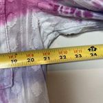 Pilcro and the Letterpress Anthropologie  Pink Purple Tie Dye Button Down Size S Photo 13
