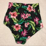 SWIMSUITS For All High Waisted Hipster Floral Bikini Bottom Modest Black Pink Size L Photo 1