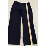 Theory  Laleenka Flare Crepe Dress Pants Women 2 Navy Workwear Academia Old Money Photo 4