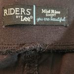 Riders By Lee  Black Shorts NWT Size 12 Lee Black Mid-Rise Shorts Photo 5