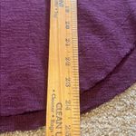 Pilcro  Anthropologie Ruffled Raglan Thermal Top Purple SMALL Photo 7