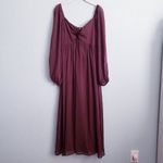 Baltic Born  Doine Mahogany Long Sleeve Mid Dress Photo 2