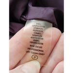 Calvin Klein  Aubergine Sleeveless Sheath Dress Lace Skirt Sz 8 Photo 7