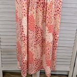 Perceptions  Floral Print Shift Dress Peach Multi-Large Photo 2