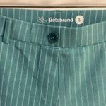 Betabrand NWOT  Pull On Dress Pant Yoga Pants Pinstripe‎ Blue Boot Cut Size S Photo 1