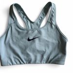 Nike NWOT- Sports Bra Size M Light Blue with Black Swoosh (never worn) Photo 1