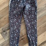 Senita Athletics Midnight Floral Leggings - Black and White floral |S | Like New Photo 6