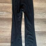 Lululemon Wide Leg Flare solid Black leggings Photo 2