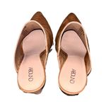 Abound  Brown Maya-pu 8 M Women Clogs Block Heel Booties Zuecos Shoes EUC Photo 6