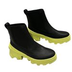 Sorel NWOT,  Brex Waterproof Chelsea Boot, Black/Green, Sz 8 Photo 5