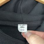 Alo Yoga Headliner Crop Black Sleeveless Hoodie Size Medium Photo 5