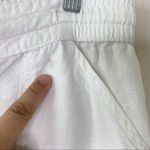 Old Navy  Maternity 100% Linen White Summer Shorts, Size 4 Photo 9