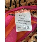 NWT Cella & Flo Midi Dress Womens Medium Pink Orange Indian Tiger Block Print‎ Photo 4