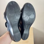 Dansko  Women's Dixie Dress Sandal Comfort Wedge Leather Black Size 39/8.5 Photo 6