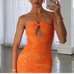 White Fox Boutique White Fox Orange Mini Dress Photo 1