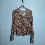 Free People We The Free Girl Meets Boy Floral Henley Photo 1