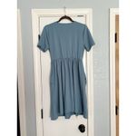 Zenana Women's Wrap Dress Soft Stretch Knit Short Sleeve Midi Casual Comfort Photo 3