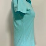 Lilly Pulitzer Shrunken Pique Polo Shirt Size XS Wave Blue Photo 3