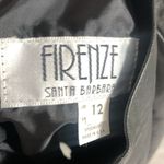 Vintage 100% Leather Firenze Santa Barbara Size 12 Black Photo 3