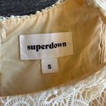 superdown Patty High Neck Crochet Dress in Ivory White | Small Photo 9