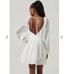 ASTR the Label x Revolve Carina Dress Boho Puff Sleeve Cottage Core romantic Wedding Mini Dress Large Photo 1