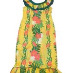Royal Creations Hawaiian MuuMuu Yellow Floral Women 2x Dress. 2262 Photo 0