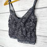 Moda International Sheer Gray Lace Bralette Size Small Photo 2