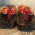 Kimono Sandals Red Size 6 Photo 4