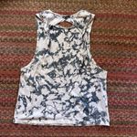 Forever 21 ACTIVE GREY TIE DYE HIGH NECK OPEN BACK TANK Photo 2