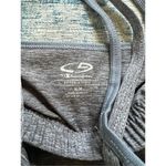 Champion  Black Heathered Gray Slate Blue Fitted Athletic Tank Medium Photo 2