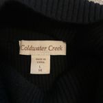 Coldwater Creek  black Ribbed Turtleneck Sweater 14 Photo 3